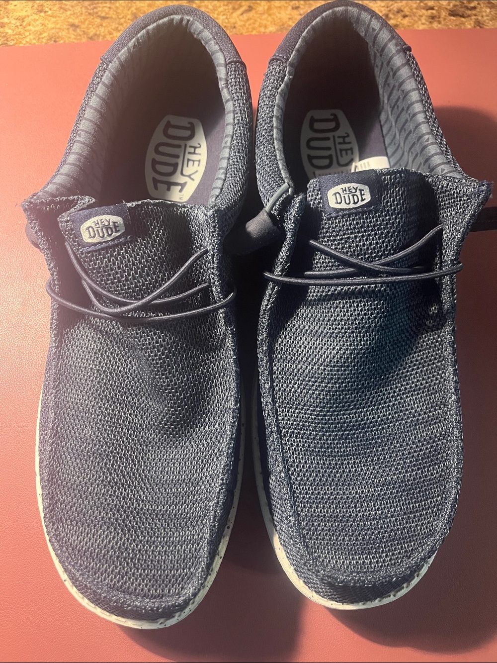 Hey Dude Wally Knit Slip-On Shoes - Navy